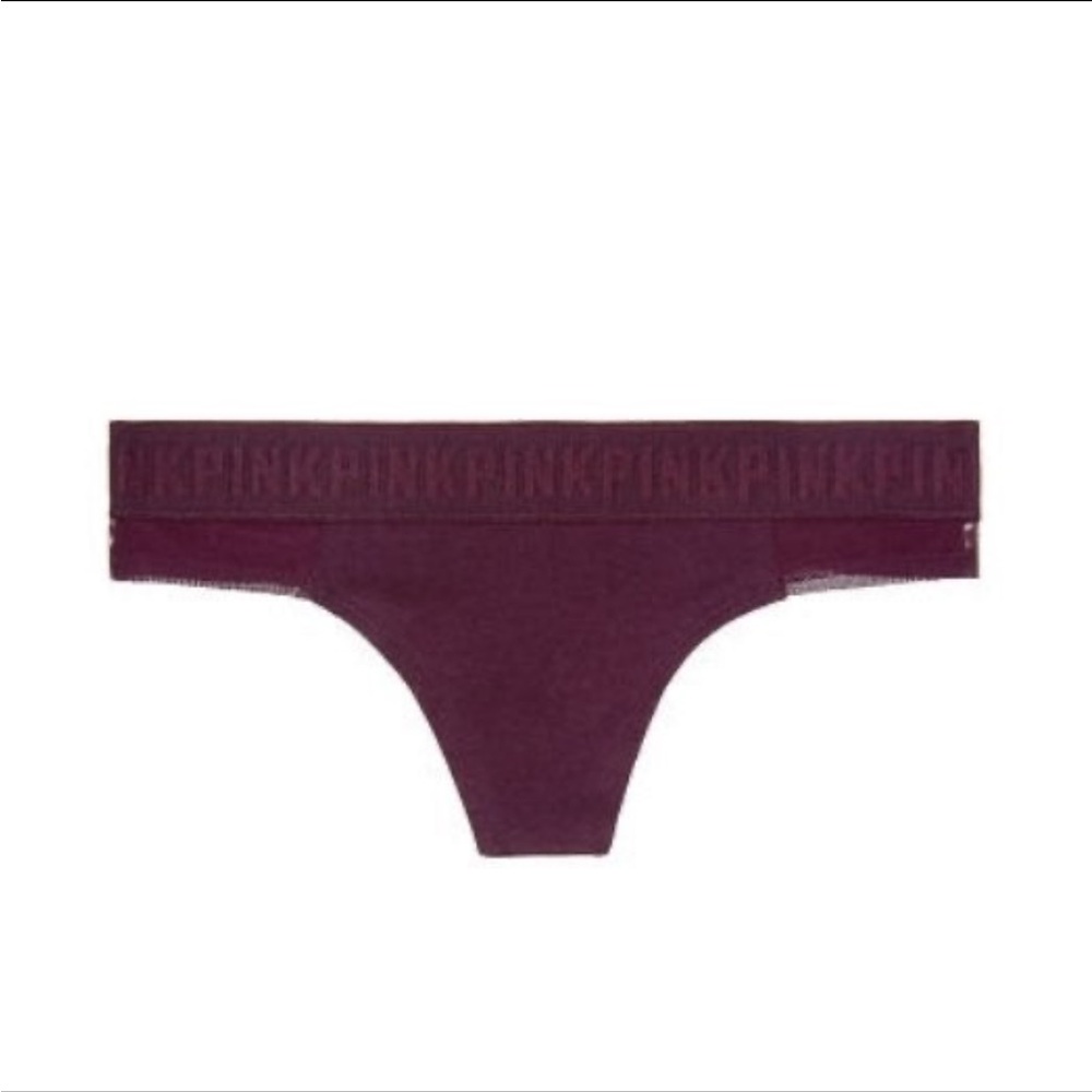 VS PINK Wide Logo Thong (Small)